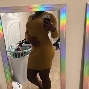 Orange/Mustard Tight Dress